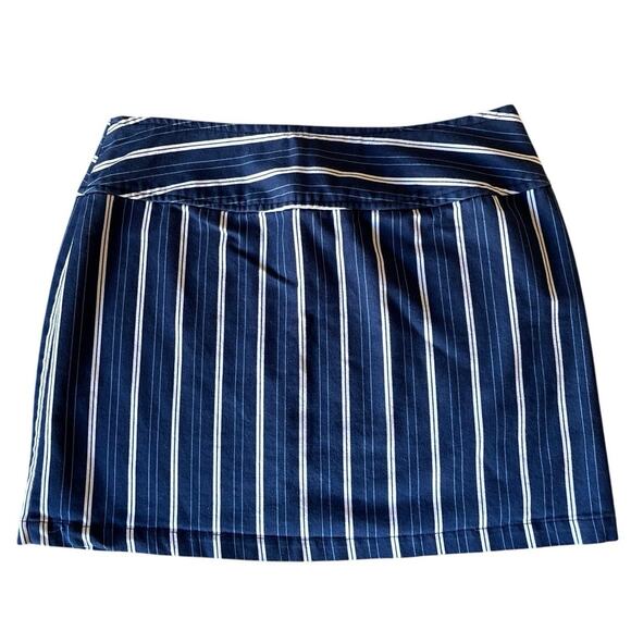 Vintage y2k mini skirt, striped, micro mini - Picture 2 of 5